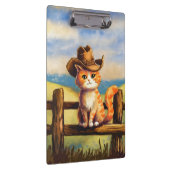 Watercolor Painted Cat Dad クリップボード (右)