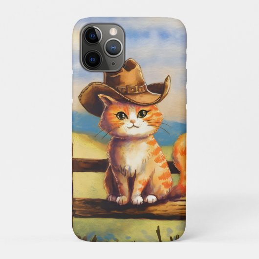 Watercolor Painted Cat Dad Case-Mate iPhoneケース (裏)