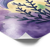 Watercolor painted dolphin フォトプリント            (角)