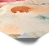 watercolor painting depicting a mythical phoenix  ポスター (角)