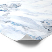 Watercolor Painting of Mount Everest ポスター (角)