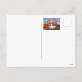 Watercolor Painting Science Fiction Dimension Art シーズンポストカード (裏面)