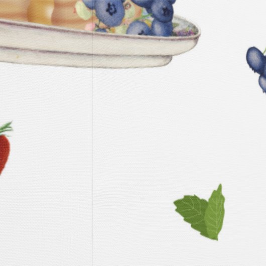 Watercolor Pancakes Berries Breakfast Kitchen 壁紙 (縫い目)