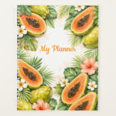 Watercolor Papaya Planner プランナー手帳 (正面)