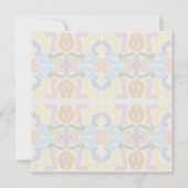 Watercolor Pastel Brushstrokes On Cloud White カード (正面)