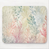 Watercolor Pastel Foliage Leaves   マウスパッド (正面)