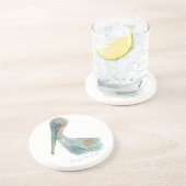 Watercolor Pelican コースター (側面)