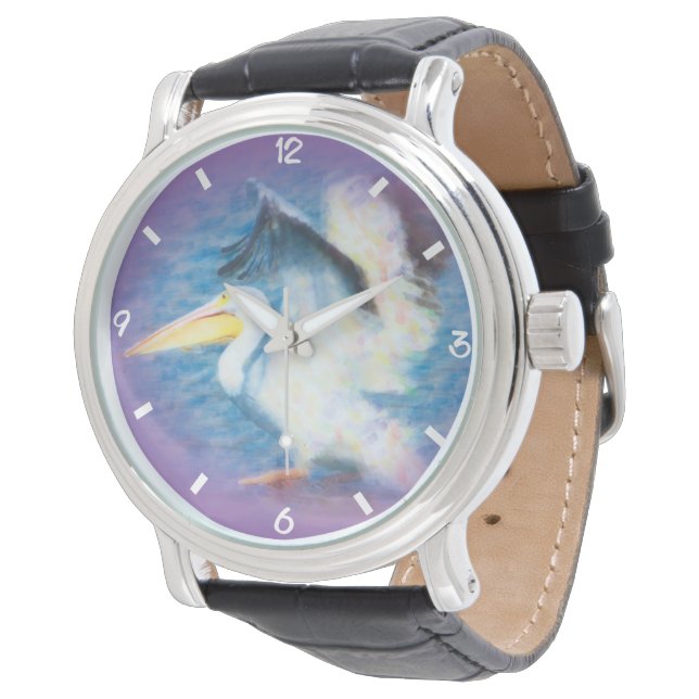 watercolor pelican 26 watch 腕時計 (アングル)