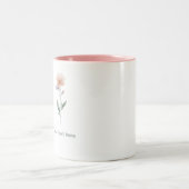 Watercolor Personalized Coffee Mug ツートーンマグカップ (中央)