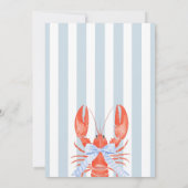 Watercolor Pinch Me Coastal Stamp 2nd Birthday 招待状 (裏面)