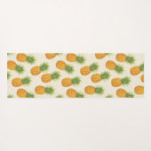 Watercolor Pineapples ヨガマット (裏面(横))