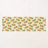 Watercolor Pineapples ヨガマット (正面(横))