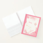 Watercolor Pink, Golden Sparkles and You ノートブック (内部)