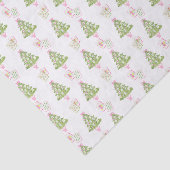 Watercolor Pink Mahjong Christmas Tree 薄葉紙 (詳細)