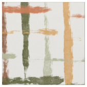 watercolor plaid pattern with chaotic lines ファブリック (クローズアップ)