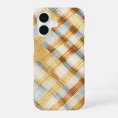 Watercolor Plaid Phone Case iPhone 16ケース (裏面)