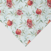 Watercolor Pomegranate Fruit and Leaves  薄葉紙 (詳細)