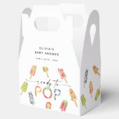 Watercolor Popsicle Ready to Pop Baby Shower フェイバーボックス (オープン)