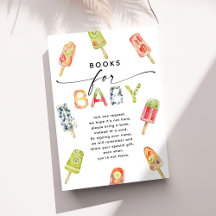 Watercolor Popsicle Ready to Pop Books For Baby
