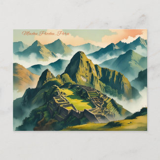 Watercolor Postcard - Peru シーズンポストカード