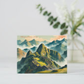 Watercolor Postcard - Peru シーズンポストカード (スタンド正面)