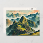 Watercolor Postcard - Peru シーズンポストカード (正面/裏面)