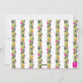 Watercolor Preppy Bright Christmas Photo シーズンカード (裏面)