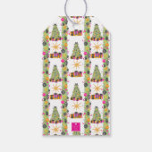 Watercolor Preppy Bright Glamour Christmas Party ギフトタグ (裏面)