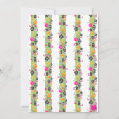 Watercolor Preppy Bright Glamour Christmas Tree シーズンカード (裏面)