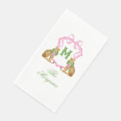 Watercolor Preppy Leopard Christmas Tree (コーナー)