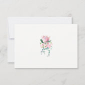 Watercolor Protea RSVP Cards (裏面)