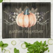 Watercolor Pumpkin キッチンタオル (折り畳み)