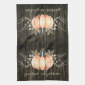 Watercolor Pumpkin キッチンタオル (縦)