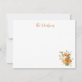 Watercolor Pumpkin Notecards