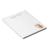Watercolor Pumpkin Notepad ノートパッド (アングル)