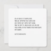 Watercolor pumpkins, plaid and candles カード (裏面)