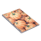 Watercolor Pumpkins Thanksgiving Halloween ノートブック (右側)