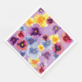 Watercolor Purple Flora Pattern Boho Garden Party (コーナー)