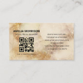Watercolor QR Code Minimalist Professional 名刺 (正面)