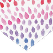 Watercolor Rainbow ショートテーブルランナー (コーナー)