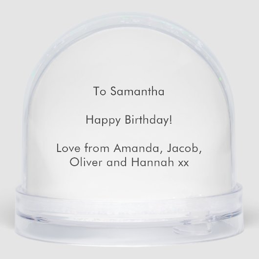 Watercolor Rainbow Heart Personalized Birthday (裏面)