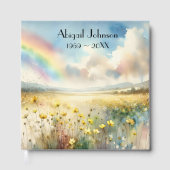 Watercolor Rainbow In Wildflower Meadow ゲストブック (正面)