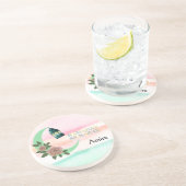 Watercolor Ramadan – Crescent Moon  コースター (側面)