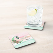 Watercolor Ramadan – Crescent Moon  コースター (右側)