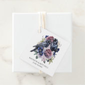 Watercolor Ravens Gothic Purple Floral フェイバータグ (インサイチュ)