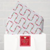 Watercolor Red Polka Dot Bow Christmas 薄葉紙