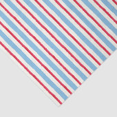 Watercolor Red White and Blue Stripes 薄葉紙 (詳細)