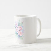 Watercolor Rose Garden Mother’s Day  コーヒーマグカップ (正面右)
