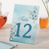 Watercolor Roses Christening Table 台座サイン (インサイチュ)