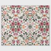 Watercolor Roses with a Soft Romantic Glow ラッピングペーパー (フラット)